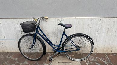 bicicletta da donna con cestino