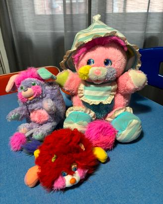 Lotto di 3 peluche Popples vintage anni 80