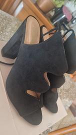 Scarpe nere con tacco