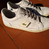 Scarpe Lacoste bianche in pelle
