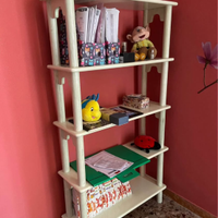 Libreria Verde e beige