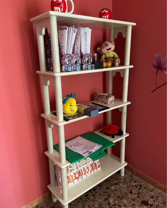 Libreria Verde e beige