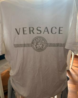 Versace Taylor Fit T-Shirt Bianca – Made in Italy