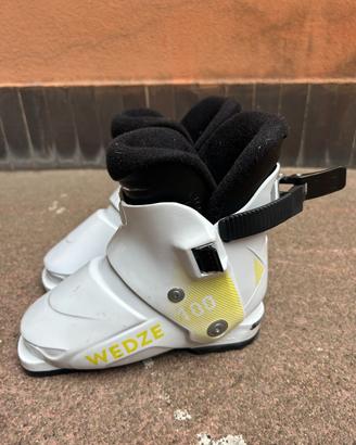 Scarponi sci bambino Wedze Kid100 - 17.5