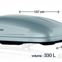 Portapacchi Norauto Bermude 910 da 330 litri