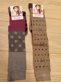 Coppia calze parigine donna nuove