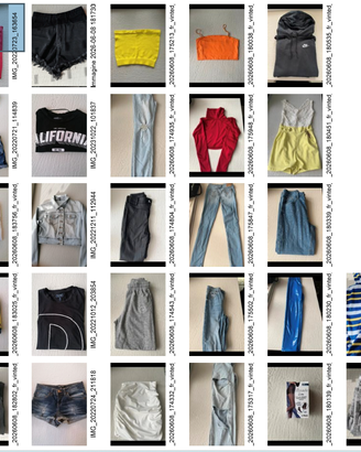  Lotto usato Stock Abbigliamento Donna XS 27 Pezzi
