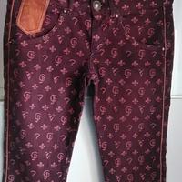 Jeans Guess logati profili pelle, tg. M/L