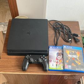 PS4 Playstation 4 slim + controller + 2 giochi