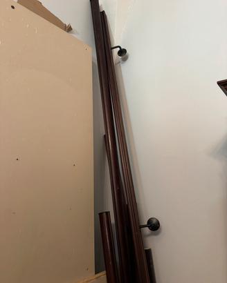 Corrimano in legno per scale interne