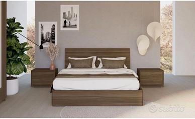 Letto Conforama Matimoniale a cassettiera completo
