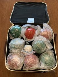 Bocce nuove con borsa