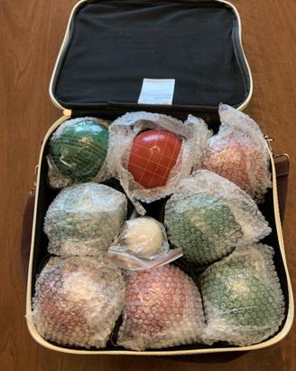 Bocce nuove con borsa