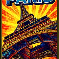 Parigi Torre Tour Eiffel Stampa Poster Locandina