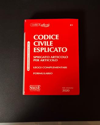 Codice Civile Esplicato ed.24ª (2020)
