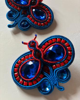 Orecchini Soutache Farfalle