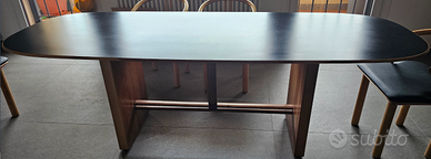 AFRA e TOBIA SCARPA Tavolo Torcello  in noce 1964