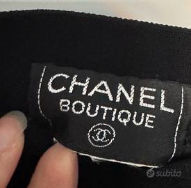 Gonna lunga nera maxi Chanel Originale