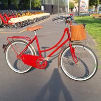 Bici Donna Vintage Rosso 24