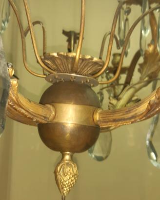 Lampadario anni 30 a 12 luci