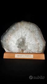 Geode di Agata Grande 18 cm con quarzo 