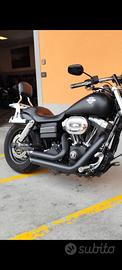 Vance & Hines Short Shot neri per Harley Dyna