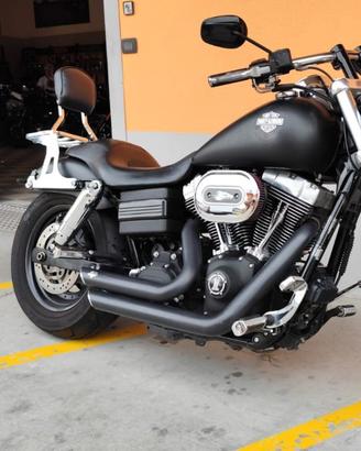 Vance & Hines Short Shot neri per Harley Dyna