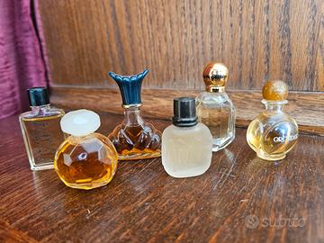 6 profumi mignon vintage in lotto 