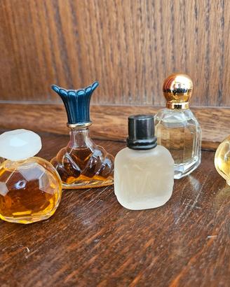 6 profumi mignon vintage in lotto 