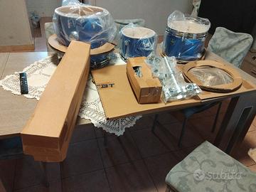 batteria strumento musicale ds speech drum blue