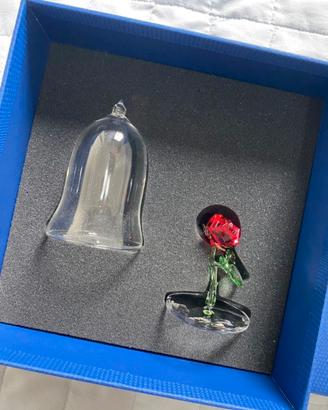 Rosa bella e la bestia Swarovski