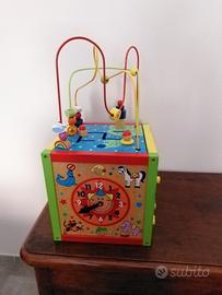 cubo in legno multifunzionale 