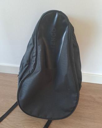 Zaino tennis Artengo nero porta racchetta