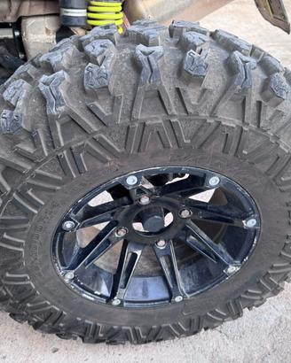 Ruote complete quad 30 10 14 come nuove