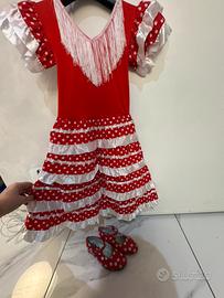 Vestito carnevale da spagnola