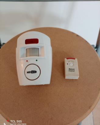 Allarme con telecomando a batteria