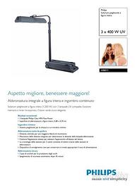 lampada professionale abbronzante figura intera