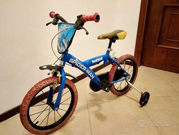 Bici bambino/bambina Spiderman 4-8 anni