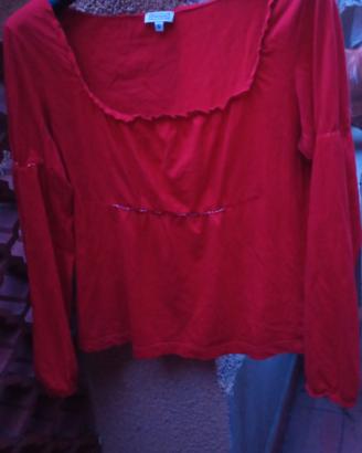 Maglia/ Top a maniche lunghe Stefanel cotone new 
