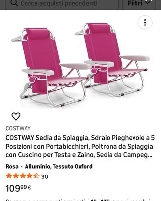 Sedie da spiaggia