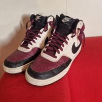 Nike Court Vision Mid Next Nature Bianco Bordeaux