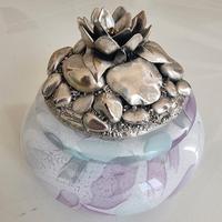 Vaso con coperchio Studio Ottaviani vintage