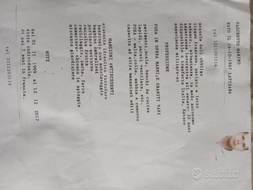 Tutto fare anche x lavoro giornaliero