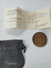 Medaglia commemorativa Aeritalia 20 anni