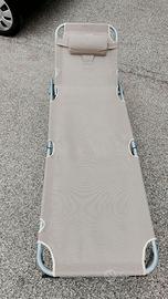 Lettino sdraio in Alluminio