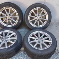 cerchi in lega + gomme termiche golf 5