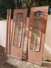 Porta con finestra da Salone in legno