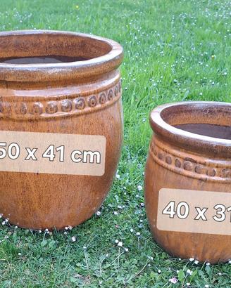 Vasi terracotta smaltati