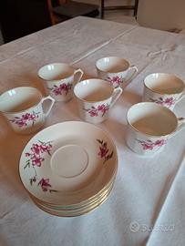 Servizio da Caffè in Porcellana - 6 Persone 