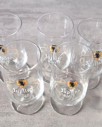 5 Bicchieri da Birra Jupiler Urtyp Originali